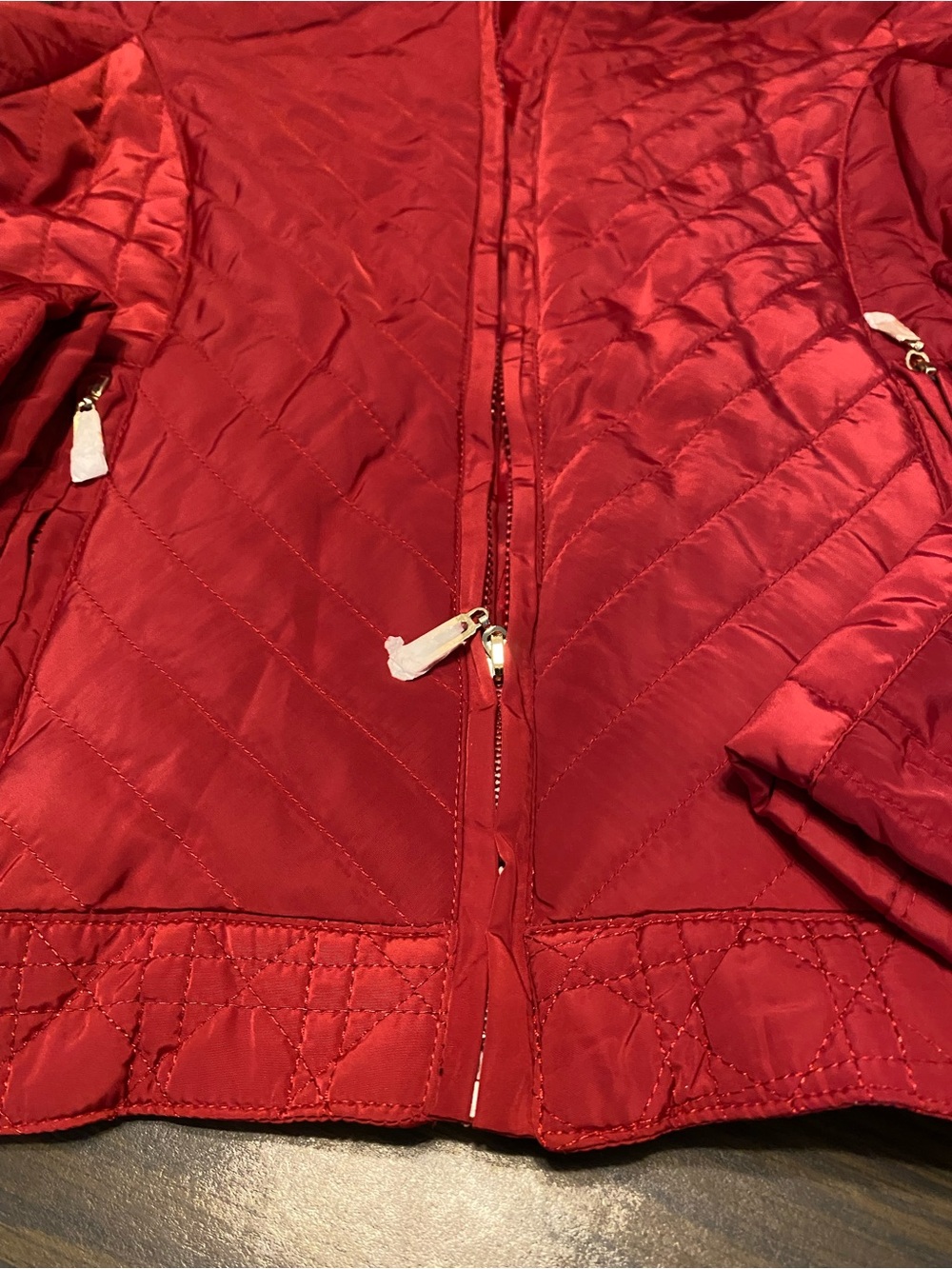 Red Quilted Women's Jacket , super soft